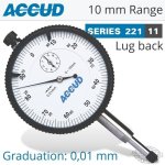 Accud Dial Indicator Lug Back 10MM AC221-010-11