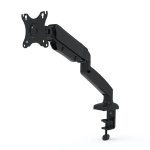 Port Monitor Arm Vesa Single Screen – Black