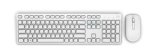 Dell Wireless Keyboard And Mouse - KM636 - UK Qwerty - White