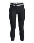 Girls' Ua Heatgear Ankle Crop - Black Ylg