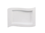 Platter Nova Style Wave Rim. Plate 28 X 19CM