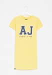Girls Printed Dress - Yellow