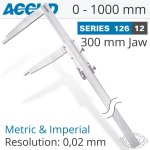 Vernier Caliper 1000MM 0.11MM Acc. 300MM 0.02MM Grad S steel AC126 040 12