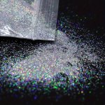 10G PACK Holographic Fine Glitter Powder For Epoxy Resin Filling Shining Silver Pigment For Resin Fillers Tumbler Glitter Craft