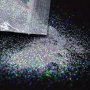 10g/pack Holographic Fine Glitter Powder For Epoxy Resin Filling Shining Silver Pigment For Resin Fillers Tumbler Glitter Craft Supplies