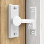 90 180 Degree Barn Door Lock Small Flip Gate Latches Hardware Door Security Sliding Door Latch Lock For Barn Gate Cabinet Bathro