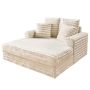 Plush Sleeper Couch Sofa Bed Love-seat Chair With 4 Pillow