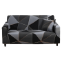 Decorative 2.2.1.1 Seater Elastic Couch Covers - Black Diamond