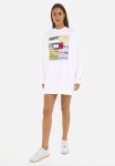 Tommy Hilfiger Tjw Tj Luxe Crew Hwk Dress - White