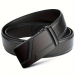 Durable All-match Automatic Buckle Belt For Men's Business Casual Fashion Ideal For Gifts.