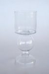 Glass Ball Candle Holder Vase 35X14CM