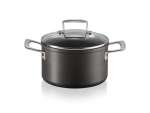 Le Creuset Toughened Non-stick Deep Casserole With Glass Lid 18CM