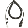 Jabra Qd Cord To RJ10 Coiled Cable 2M 8800-01-01