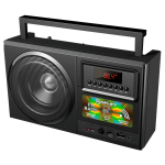 Amplify Tuner Series Bluetooth Radio Speaker - Black Std Regular