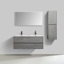 Enzo Double Vanity Cabinet 1200 Concrete With Basin