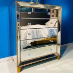 Softy Homes - Studded Chest Of 5 Drawers