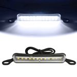 Kevwr Universal LED License Plate Light Running Lamp Reverse Lights Tail Light Assembly For Car Trailer Utv Atv Truck Rv Boat Ex
