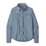 Womens Long-sleeved Self Guided Hike Shirt - - Light Plume Grey L