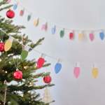 Merry Little Christmas Christmas Lights Bunting