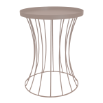 Cordset Large Side Table - Pebble Ferro