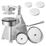 Hakka Commercial Hamburger Press Patty Maker Stainless Steel Heavy Duty Grill Burger Press Patty Meat Tool With Three Convertibl