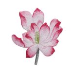 Beautiful Lotus Flower Patch Elegant Lotus Blossom Embroidered Applique For Clothes Backpacks T-Shirt Jeans Skirt Vests Scarf Ha