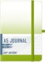 Sds 1520 A5 Gradient Journal - Ruled   192 Page    Lime