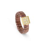 Extension Coloured Ring With Square And Stones