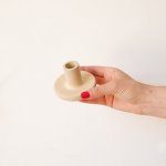 Candle Holder - Cream