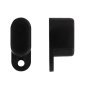 C Glider End Caps Black 3M
