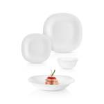 16 Piece Neo Carine Dinner Set White
