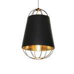 Lourdes Pendant Light Black And Gold