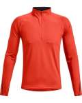 Men's Ua Qualifier Run 2.0 Zip Long Sleeve - Dark Orange Md