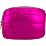 Atomic Rectangle Toiletry Bag Ceriese Metallic