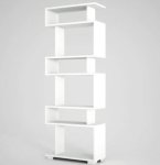 Armoire Blok Bookcase - White