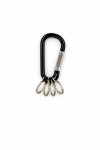 Carabiner Keychain With 4 Rings 7.5CM
