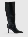 Nicolette High Heeled Pointy Toe Boot - 40 Black