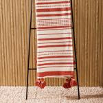 Chenille Throw Rust