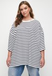 Superbalist Oversized Stripe Tee Plus - White Stripe