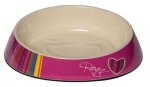 Rogz Catz Bowlz 200ml Fishcake Cat Bowl - Pink Candystripes