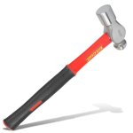 Tork Craft Hammer Ball Pein 700G 24OZ Fibreglass Handle 310MM & Full Polished Head