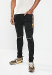 Mjn-rubincamot Knee Camo Panel Biker - Black