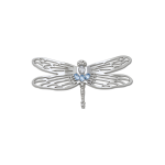 Silver Dragonfly Jibbitz - Multi Osfa