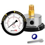 Aetralyb 60PSI Pool Filter Pressure Gauge 2 Inches Dial 1 4" Npt Back Mount 304STAINLESS Steel Case IP67 Waterproof Clean Filter