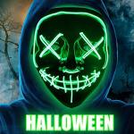 Halloween Mask LED Light Up Mask Halloween Mask Sacry Halloween Costume Cosplay