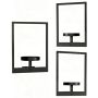 3 Pieces Hanging Plant Flower Pot Rack Indoor Wall Mounted Decor Living Room