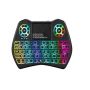 Rgb Colorful Backlit Wireless 2.4GHZ MINI Keyboard Air Mouse Touchpad