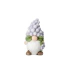 Gnome Standing 20X15X32CM - Grape Hat