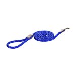 Rogz Rope Long Rope Classic Lead - Medium Blue