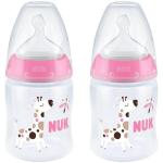 Nuk Fc+ Twin Pack Bottle 150ML Girl 0-6M 150 Ml